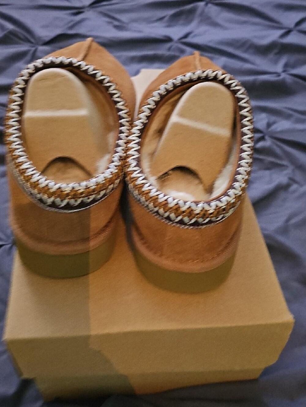 Ugg Women's Tasman Cozy Shearling-Lined Slip-On Slippers - Brown - Picture 5 of 6